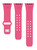 Game Time Miami Dolphins Engraved Silicone Watch Band Compatible with Apple Watch Pink