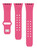 Image of Game Time Minnesota Vikings Engraved Silicone Watch Band Compatible with Apple Watch Pink
