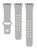 Game Time New England Patriots Engraved Silicone Watch Band Compatible with Apple Watch Gray