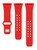Image of Game Time Houston Texans Engraved Silicone Watch Band Compatible with Apple Watch Red
