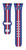 Image of Game Time Buffalo Bills HD Watch Band Compatible with Apple Watch - Stripes