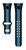 Image of Game Time Carolina Panthers HD Watch Band Compatible with Apple Watch - Stripes