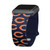 Image of Game Time Chicago Bears HD Watch Band Compatible with Apple Watch - Repeating