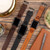 Image of Game Time Las Vegas Raiders Leather Compatible with Apple Watch Band Tan