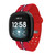 Image of Game Time Los Angeles Angels HD Watch Band Compatible with Fitbit Versa 3 and Sense - Stripe