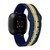 Image of Game Time Milwaukee Brewers HD Watch Band Compatible with Fitbit Versa 3 and Sense - Stripe