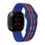 Image of Game Time New York Mets HD Watch Band Compatible with Fitbit Versa 3 and Sense - Stripe