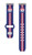 Image of Game Time Texas Rangers HD Watch Band Compatible with Fitbit Versa 3 and Sense - Stripe
