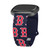 Image of Game Time Boston Red Sox HD Watch Band Compatible with Fitbit Versa 3 and Sense - Repeating