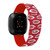 Image of Game Time Cincinnati Reds HD Watch Band Compatible with Fitbit Versa 3 and Sense - Repeating