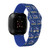 Image of Game Time Kansas City Royals HD Watch Band Compatible with Fitbit Versa 3 and Sense - Repeating