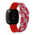 Image of Game Time St Louis Cardinals HD Watch Band Compatible with Fitbit Versa 3 and Sense - Repeating