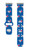 Image of Game Time Toronto Blue Jays HD Watch Band Compatible with Fitbit Versa 3 and Sense - Repeating