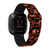 Image of Game Time Baltimore Orioles HD Watch Band Compatible with Fitbit Versa 3 and Sense - Repeating with Text