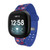 Image of Game Time Chicago Cubs HD Watch Band Compatible with Fitbit Versa 3 and Sense - Repeating with Text