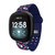 Image of Game Time Cleveland Guardians HD Watch Band Compatible with Fitbit Versa 3 and Sense - Repeating with Text