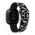 Image of Game Time Chicago White Sox HD Watch Band Compatible with Fitbit Versa 3 and Sense - Repeating with Text
