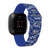 Image of Game Time Kansas City Royals HD Watch Band Compatible with Fitbit Versa 3 and Sense - Repeating with Text