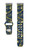 Game Time Milwaukee Brewers HD Watch Band Compatible with Fitbit Versa 3 and Sense - Repeating with Text
