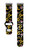 Image of Game Time Pittsburgh Pirates HD Watch Band Compatible with Fitbit Versa 3 and Sense - Repeating with Text