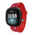Image of Game Time St Louis Cardinals HD Watch Band Compatible with Fitbit Versa 3 and Sense - Repeating with Text
