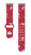Image of Game Time St Louis Cardinals HD Watch Band Compatible with Fitbit Versa 3 and Sense - Repeating with Text
