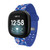 Image of Game Time Toronto Blue Jays HD Watch Band Compatible with Fitbit Versa 3 and Sense - Repeating with Text