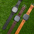 Image of Game Time Cincinnati Reds Leather Watch Band Compatible with Fitbit Versa 3 and Sense Tan