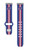 Image of Game Time Buffalo Bills HD Watch Band Compatible with Fitbit Versa 3 and Sense - Stripe