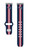 Image of Game Time New England Patriots HD Watch Band Compatible with Fitbit Versa 3 and Sense - Stripe