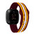 Image of Game Time Washington Commanders HD Watch Band Compatible with Fitbit Versa 3 and Sense Stripes