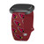 Image of Game Time Arizona Cardinals HD Watch Band Compatible with Fitbit Versa 3 and Sense - Red Repeating Pattern