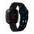 Image of Game Time Carolina Panthers HD Watch Band Compatible with Fitbit Versa 3 and Sense - Repeating