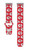 Image of Game Time Kansas City Chiefs HD Watch Band Compatible with Fitbit Versa 3 and Sense - Repeating