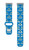 Image of Game Time Los Angeles Chargers HD Watch Band Compatible with Fitbit Versa 3 and Sense - Repeating