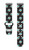 Image of Game Time Miami Dolphins HD Watch Band Compatible with Fitbit Versa 3 and Sense - Repeating