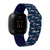 Image of Game Time New England Patriots HD Watch Band Compatible with Fitbit Versa 3 and Sense - Repeating