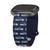 Image of Game Time Seattle Seahawks HD Watch Band Compatible with Fitbit Versa 3 and Sense - Repeating