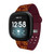 Image of Game Time Washington Commanders HD Watch Band Compatible with Fitbit Versa 3 and Sense Repeating