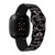 Image of Game Time Atlanta Falcons HD Watch Band Compatible with Fitbit Versa 3 and Sense - Repeating with Text