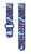 Image of Game Time Buffalo Bills HD Watch Band Compatible with Fitbit Versa 3 and Sense - Repeating with Text
