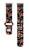 Image of Game Time Cincinnati Bengals HD Watch Band Compatible with Fitbit Versa 3 and Sense - Repeating with Text