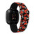Image of Game Time Cleveland Browns HD Watch Band Compatible with Fitbit Versa 3 and Sense - Repeating with Text