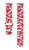 Image of Game Time Kansas City Chiefs HD Watch Band Compatible with Fitbit Versa 3 and Sense - Repeating with Text