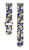Image of Game Time Los Angeles Rams HD Watch Band Compatible with Fitbit Versa 3 and Sense - Repeating with Text