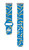 Image of Game Time Los Angeles Chargers HD Watch Band Compatible with Fitbit Versa 3 and Sense - Repeating with Text