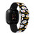 Image of Game Time Pittsburgh Steelers HD Watch Band Compatible with Fitbit Versa 3 and Sense - Repeating with Text