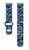 Image of Game Time Tennessee Titans HD Watch Band Compatible with Fitbit Versa 3 and Sense - Repeating with Text