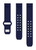 Image of Game Time Tampa Bay Rays Engraved Silicone Sport Quick Change Watch Band Navy