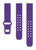 Game Time Colorado Rockies Engraved Silicone Sport Quick Change Watch Band Purple